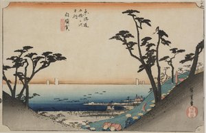 Shiomizaka kilátása alkotó: Ando or Utagawa Hiroshige