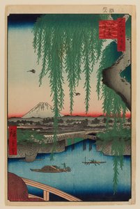 Yatsumi híd alkotó: Ando or Utagawa Hiroshige