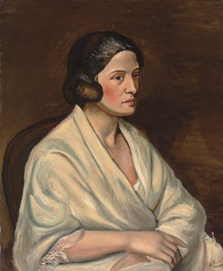 Kendőt viselő nő mellszobra alkotó: Andre Derain