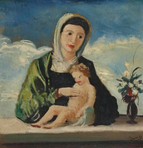 A Szűz és gyermeke (Bellini után) alkotó: Andre Derain