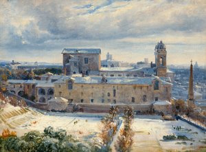 Santa Trinità dei Monti a hóban