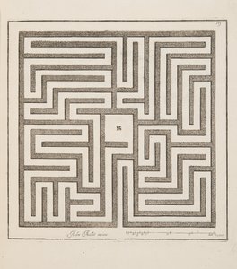 Design for Parterre, Theater des Plans et Jardinages, Pub.1652 (metszet)