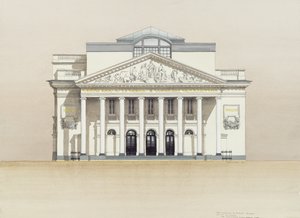 Teatre Royal de la Monnaie, Brüsszel, Belgium alkotó: Andras Kaldor