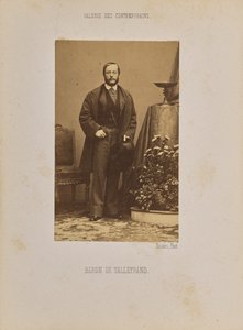 Baron de Talleyrand alkotó: Andre Adolphe Eugene Disderi