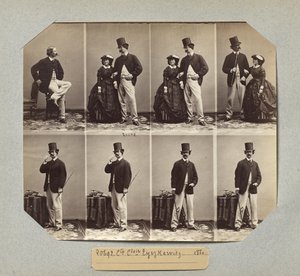 Tyszkiewicz gróf és grófné alkotó: Andre Adolphe Eugene Disderi