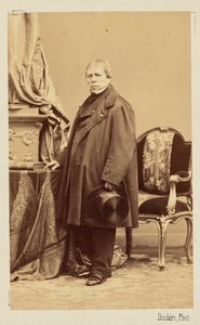 Jean-Auguste-Dominique Ingres, 1860 körül. alkotó: Andre Adolphe Eugene Disderi