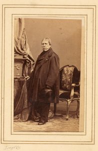 [Jean Auguste Dominique] Ingres festő (1780 - 1867) alkotó: Andre Adolphe Eugene Disderi