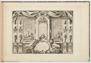 Új bútorok és bronz- és intarziatervek alkotó: Andre Charles Boulle