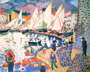 A vitorlák szárítása alkotó: Andre Derain