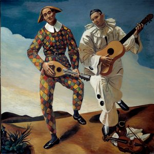 Harlekin és Pierrot alkotó: Andre Derain