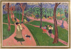 Hyde Park, 1906 körül (olaj, vászon) alkotó: Andre Derain