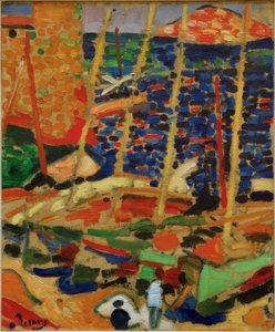 Collioure kikötője alkotó: Andre Derain