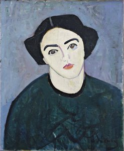 Madame Derain zöldben alkotó: Andre Derain