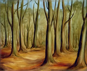 A Fonteinbleau-i erdő alkotó: Andre Derain