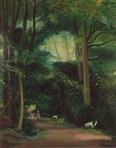A chambourcy-i kecskék, 1948-49 körül (olaj, vászon) alkotó: Andre Derain
