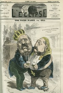 Baráti pár, Hippolyte de Villemessant (1812-1879), a Figaro igazgatója és Philippe d
