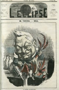 Adolphe Thiers (1797-1877) francia történész és politikus. Borító a Gill „” L