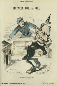 Öreg bolond, I. Vilmos német karikatúrája (1797-1888). Kiegészítés Gill „” L