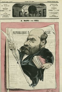 Arthur Ranc (1831-1908), francia újságíró és politikus. Borító a Gill „” L