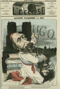 Auguste Vacquerie (1819-1895) francia költő, drámaíró és újságíró. Borító a Gill „” L