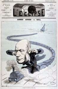 „” rajzfilm Mr. Grévy lemondásáról” – Gill, az 1873.04.13-i „” L
