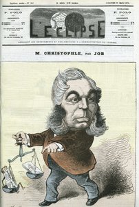 Albert Christophle francia politikus rajzfilmje. Borító a „” L