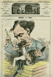 Amedee de Noe dit Cham (1818-1879) francia karikaturista rajzfilmje. Borító a Gill „” L