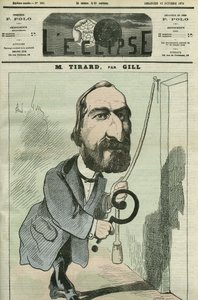 Pierre Tirard (1827-1893) francia politikus rajzfilmje. Borító a Gill „” L