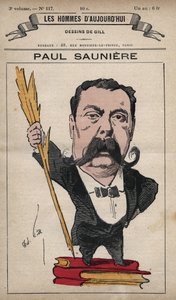 Paul Sauniere (1827-1894) rajzfilmje a „Les Hommes d
