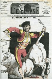 Rajzfilm egy Torreadorról. Borító a "" L