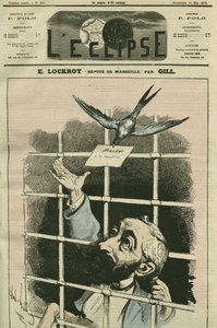 Edouard Simon Lockroy (1838-1913), francia politikus, Marseille képviselője. Borító a Gill „” L
