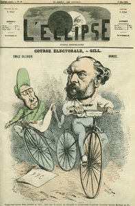 Emille Ollivier (1825-1913), francia politikus és Bancel. Borító a "" L