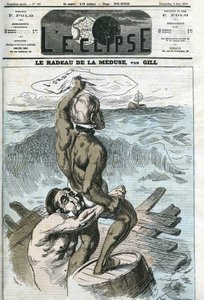 Eugene Rouher (1814-1884) és Clement Duvernois (1836-1879) francia politikusok. Borító a „” L