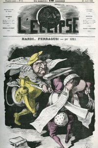Hardi... Ferragus, a „” Figaro” illusztrációja a „” Az Univerzumhoz””. Borító a Gill „” L