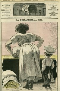 Pékség illusztrációja. Borító a Gill „” L