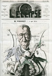 Jean-Pons-Guillaume Viennet (1777-1868) francia költő, drámaíró és politikus. Borító a Gill „” L