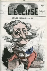 Jules Noriac (1827-1882), francia író, kritikus és újságíró. Borító a Gill „” L