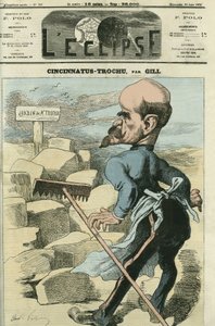 Louis-Jules Trochu (1815-1896), francia tábornok és politikus. Borító a „” L