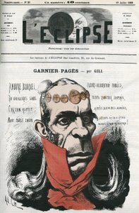 Louis Antoine Garnier-Pages (Garnier Pages) (1803-1878), francia politikus. Borító a Gill „” L