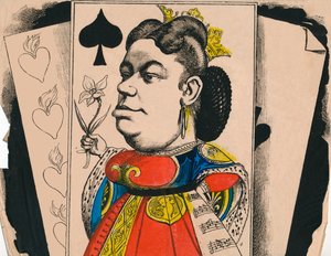 Marie Sass az Operaszínházból, 1867. alkotó: Andre Gill