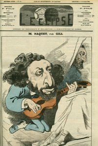 Alfred Naquet (1834-1916) francia politikus portréja. Borító a Gill „” L