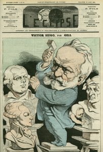 Victor Hugo (1802-1885) francia író és politikus portréja. Borító a Gill „” L
