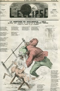Rocamel bérleti díja, a “La Petite Presse” hirdetése. Borító a Gill „” L