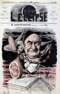 Sainte-Beuve (Sainte-Beuve) (ingyen evő) - Gill rajzfilmje, 1868. 03. 05. "" L