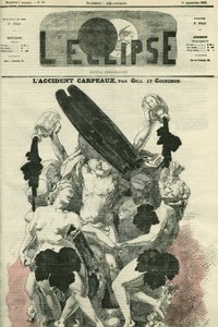 A Carpeaux-i baleset, Jean-Baptiste (Jean Baptiste) Carpeaux „” La Danse” című szobra, az Opera Garnier szobra, amelyet olyan mértékben kritizáltak, hogy egy üveg tintát dobtak rá. Borító a "" L