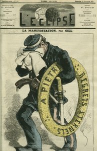 A bemutató, halottak ünnepe a montmartre-i temetőben, a természetből merítve. Borító a Gill „” L