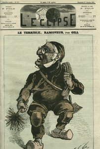 A szörnyű kéménykémény, Adolphe Thiers (1797-1877), francia történész és államférfi. Borító a Gill „” L
