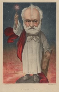 Victor Hugo, francia költő, regényíró és drámaíró. alkotó: Andre Gill