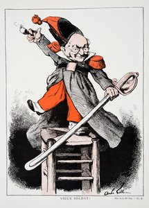Old Soldier !, A Harmadik Köztársaság története című kötetből. I, Politikatörténet, 1933 alkotó: Andre Gill