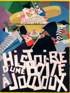 Andre Helle borítóterve a Histoire dune Boite a Joujoux számára, 1926, 1929